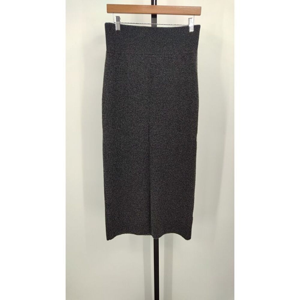Quince Dark Gray cashmere Skirt